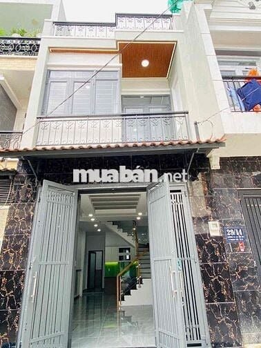 Nhà 4x15 sổ riêng 1 lầu hẻm xe hơi đường 6m Thạnh Lộc 14 Q12