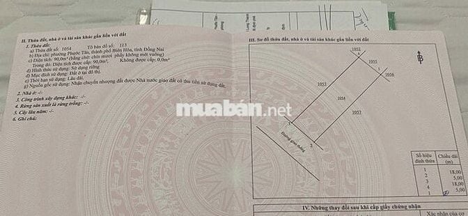 Chính chủ cần bán đất dự án Biên Hòa New city