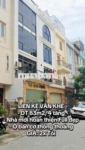 SIÊU PHẨM NHÀ MỚI PHÂN LÔ LIỀN KỀ 5 TẦNG THANG MÁY RẺ NHẤT VĂN KHÊ