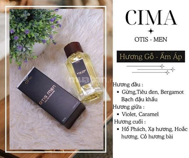 Nước hoa Pháp CIMA-Chính hãng nam-nữ-Unisex