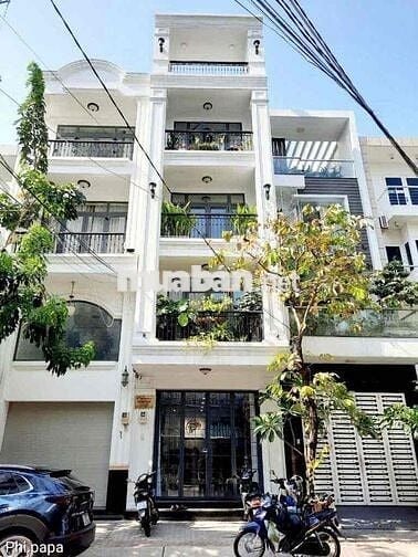 Cho Thuê Nhà MT Đường Số P. Tân Hưng, 4x18M, Trệt 4 Lầu