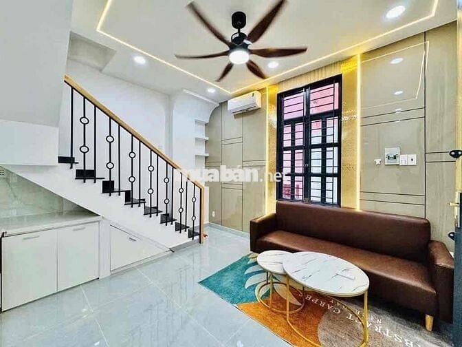 4TẦNG PHƯỜNG 9 PHÚ NHUẬN DTSD 75m2 FULL NỘI THẤT CHỈ 4,850TL