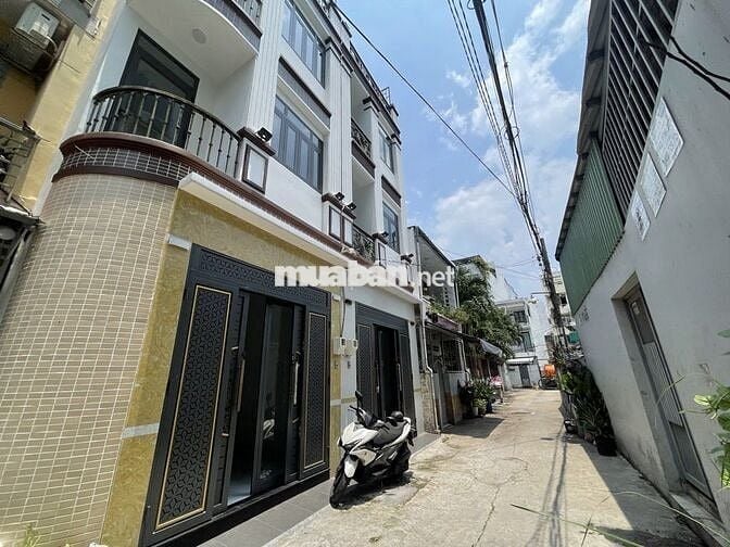 NHÀ 4 TẦNG,5PN, HXH ĐƯỜNG HỒ XUÂN HƯƠNG,P14 (GIA ĐỊNH) CHỈ 9.150 TỶ TL