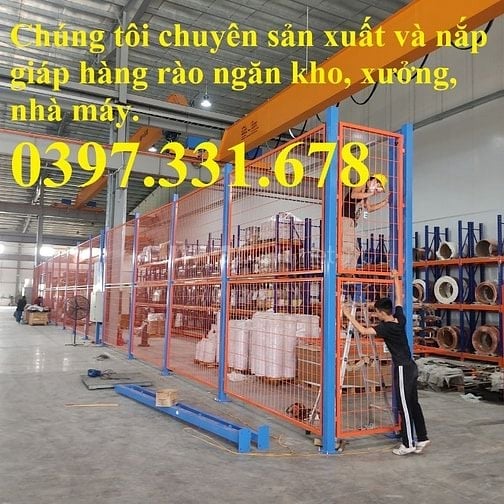 Nơi sản xuất hàng rào ngăn kho, Vách ngăn kho, Vách ngăn nhà máy