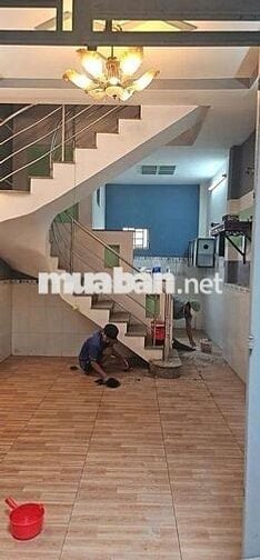 Nhà trệt lầu 4*8; 2pn đi gò vấp gần