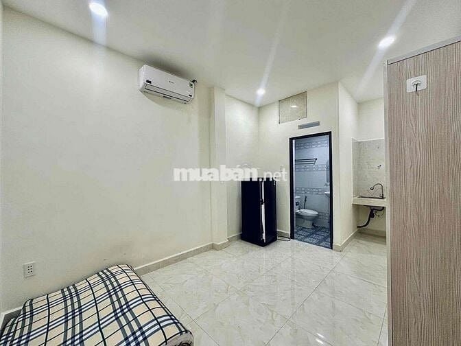 CHO THUÊ PHÒNG STUDIO FULL NỘI THẤT CỬA SỔ THÔNG THOÁNG ÁNH SÁNG RẺ