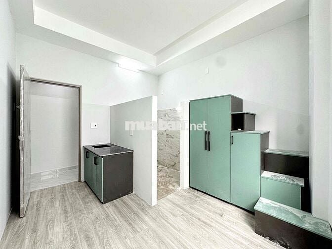 CĂN HỘ STUDIO CỬA SỔ, FULL NỘI THẤT, GIÁ TỐT, GẦN ĐH KINH TẾ B (450M)