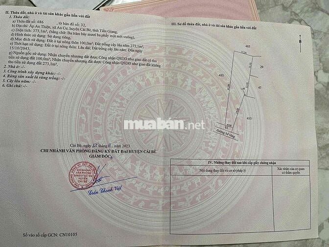 nhà vườn lộ xe hơi xung quanh đầy đủ tiện ích bán kính 3Km, an ninh