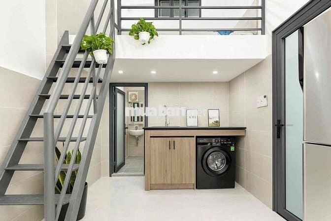 Căn Hộ Duplex Cao Cấp Full Nội Thất Cửa Sổ Thoáng Gần Q1, Q3