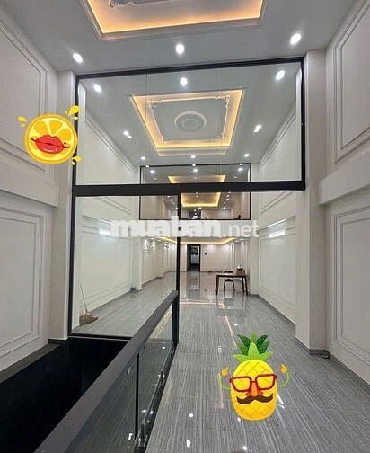 Bán nhà mới 130m2 ngang 5.1m sổ vuông xây đúc 7Tầng có hầm + thang máy