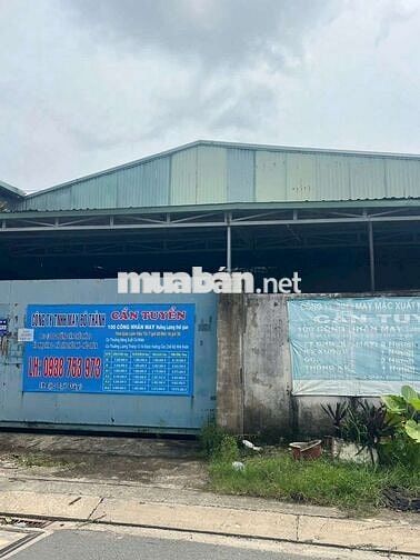 Xưởng kV 1200 cho thuê 60tr a Tân Thới nhì hóc môn