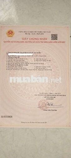 Cần bán GẤP nhà mặt tiền đường Lê Văn Lương