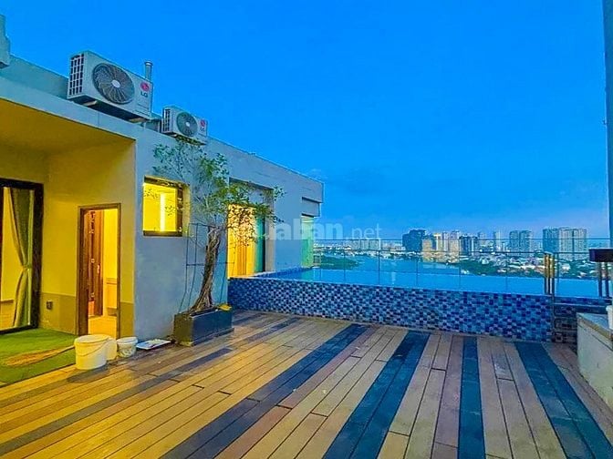 Bán gấp căn Penthouse D’Edge Thảo Điền gồm 2 tầng 4 phòng ngủ 412m2