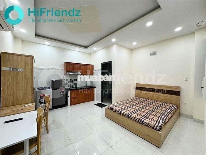 Căn Hộ Studio Máy Giặt Riêng Thang Máy Full Nội Thất Ngay Cầu Vượt 3/2