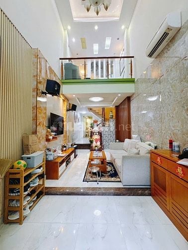 NHÀ 4 TẦNG- 46m2 KHU DÂN CU- HẺM 4m