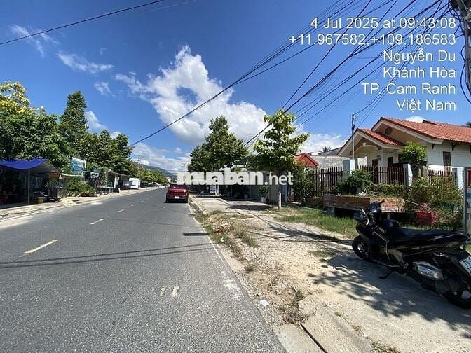 Bán đất MT 234,9m2 (ngang 6,2m) Đ.Nguyễn Du,Cam Phúc Bắc, TP Cam Ranh