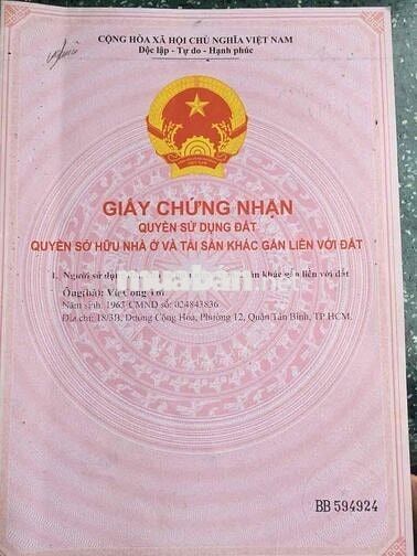 Đất thổ cư 101m2 gần chợ chiều Tân Thạnh Đông