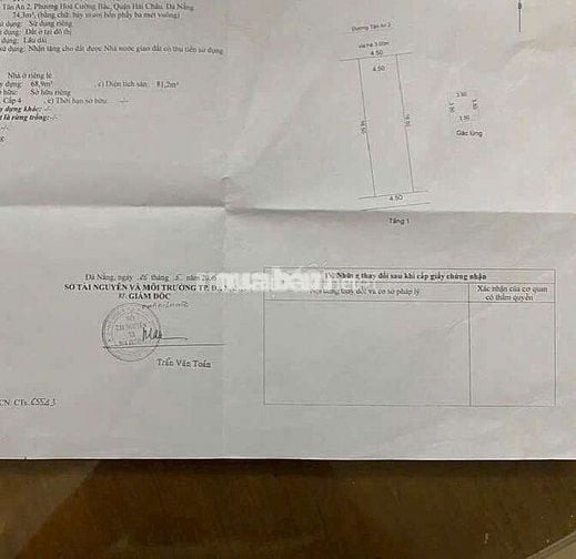 Bán nhà mặt tiền tân an - Hòa cường - Đà Nẵng