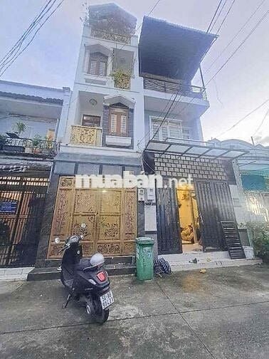 NGỢP BANK NHÀ 3 TẦNG HẺM XE HƠI SÁT MẶT TIỀN NGUYỄN VĂN QUÁ SIÊU ĐẸP