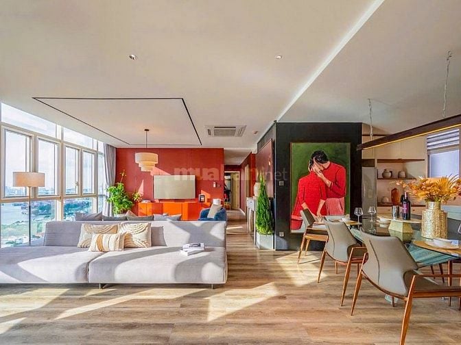 Cho thuê Căn hộ tại The Vista An Phú view sông gồm 4 phòng ngủ 180m2
