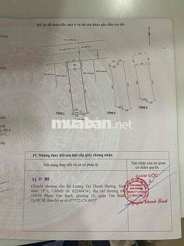 bán nhanh nhà 72m2. 3 tầng. đ/số 8. BHHB. chỉ 5.1ty