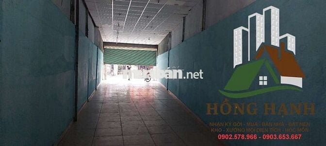 CHO THUÊ NHÀ & KHO MẶT TIỀN PHAN VĂN HỚN- XTT  5.6 ×40m2. Nở hậu.16 Tr