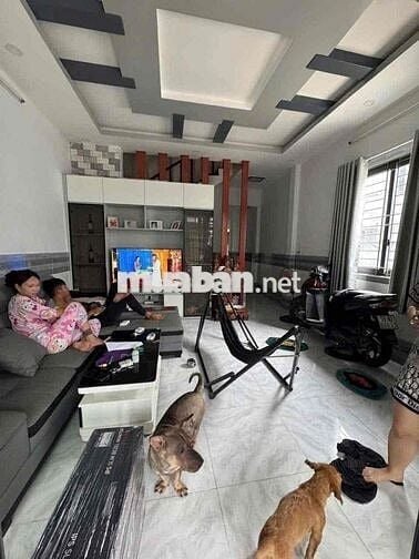 Nhà đẹp 4,5*14m 2PN hẻm thông 5m 1/ngắn Võ Văn Vân gần Chợ Liên Ấp 123