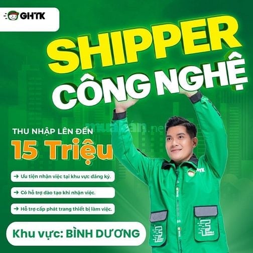 GHTK TUYỂN DỤNG SHIPPER TẠI BÌNH THẮNG- DĨ AN