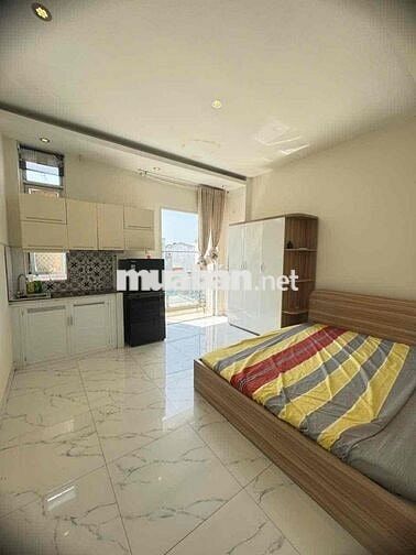 Phòng studio bancol full nội thất ngay đại học VLU