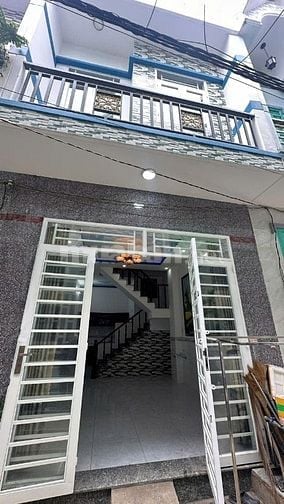 NHÀ MỚI XÂY DIỆN TÍCH (4X12M) 1T1l NGAY CHỢ NHỊ XUÂN-HÓC MÔN GIÁ 495TR