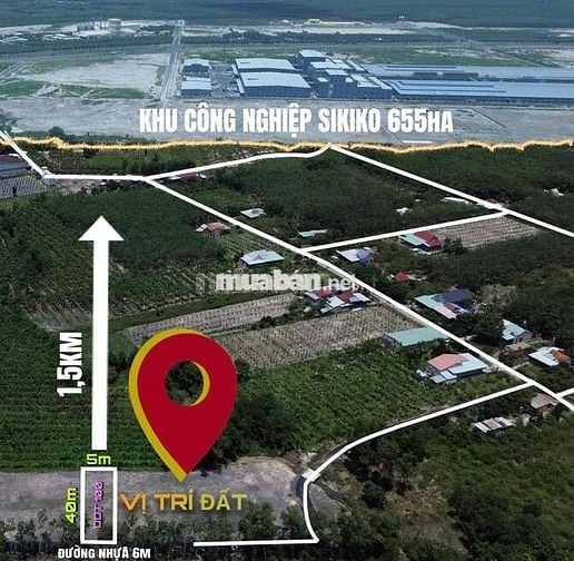 Đất thỏi cư ngay KCN cácv đại lộ bình dương 1km sổ riêng