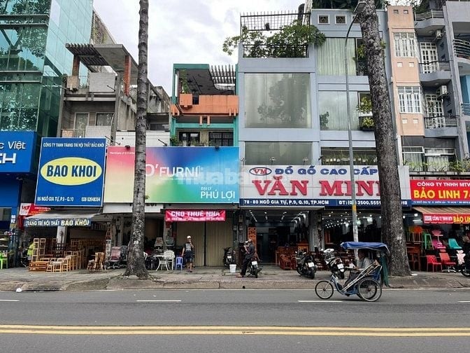Bán gấp nhà MT Ngô Gia Tự Quận 10 DT 7 x 22m CTXD Hầm 7 Tầng giá 58 tỷ