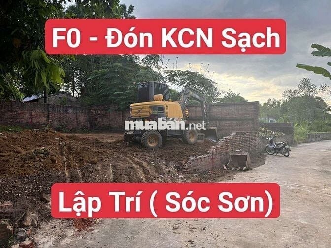 2. 3x tỷ Lô F0 full thổ cư 100m Lập Trí mt 7m ngay gần cổng KCN Sạch