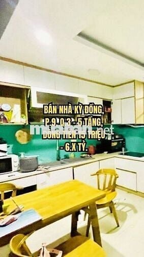 🏠 BÁN NHÀ KỲ ĐỒNG, P.9, Q.3 - 5 TẦNG, DÒNG TIỀN 15 TRIỆU - 6.X TỶ.
