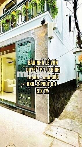 🏠 BÁN NHÀ LÊ VĂN DUYỆT, P.1, Q.BÌNH THẠNH - CĂN GÓC HXH - 5.X TỶ.