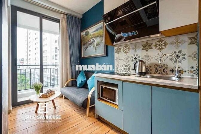 căn hộ 1 pn thiết kế hiện đại siêu sang 1 phòng ***