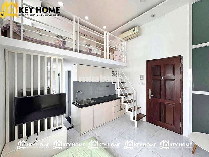 DUPLEX ĐẦY ĐỦ NỘI THẤT- Ở được 4 người. Gần Đầm Sen, An ninh Trống sẵn