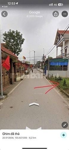 BÁN LÔ ĐẤT 62,4M TẠI PHÙ THƯỢNG XÃ THẮNG LỢI VĂN GIANG HƯNG YÊN