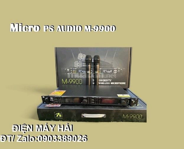 bộ micro không dây PS Audio M-9900 dòng chuyên sân khấu, ca nhạc