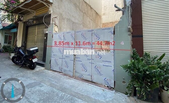 HOT HOT- HÀNG HIẾM - Bán lô đất 44,7m2 Hẻm 637 Trần Hưng Đạo, Q5
