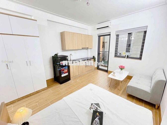 Phòng 37m2, ban công, cửa sổ, Nguyễn Văn Đậu, Bình Thạnh, gần Q1, Q3