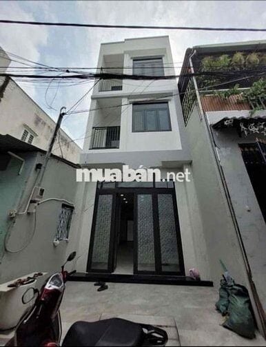 Nhà 4x14 1trệt 2 lầu Rẻ Nhất Khu Chợ Cầu Nguyễn Văn Quá