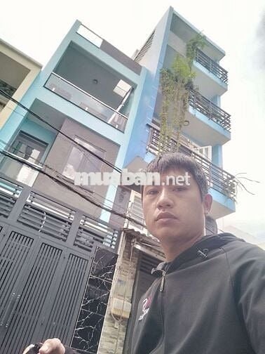 [BÌNH TÂN] GIÁ 5,7 TỶ, NHÀ 5 TẦNG, HẺM 6M THÔNG, DT: 4m*12m ,CN:48m2
