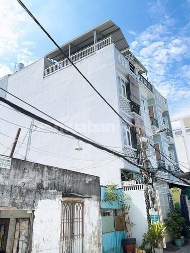 NHÀ BÁN P6 Q8 BÙI MINH TRỰC - 60m2 nở hậu - 4 tầng - 4PN 3WC.