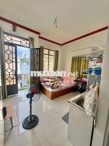 Studio Giá Rẻ Ngay Sân Vân Động Phú Thọ_Full Nt Ban công_30m2