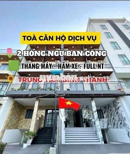 🟥Căn Hộ 2 PN Ban Công, Full Nội Thất, Thang Máy. Ngay VLU, HV Cán Bộ