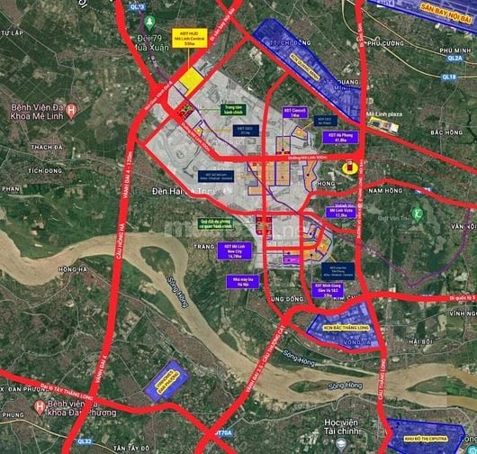 Đón sóng đầu tư cầu thượng cát,Sun Group 205Ha Mê Linh