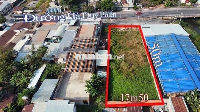 🚀 BÁN ĐẤT MẶT TIỀN HÀ DUY PHIÊN - 875M2 - ĐẦU TƯ SINH LỜI CAO