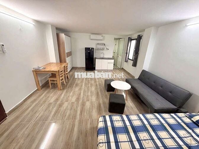 STUDIO SIÊU RỘNG 30M2 FULL NỘI THẤT GẦN HỌC VIỆN CÁN BỘ TP.HCM