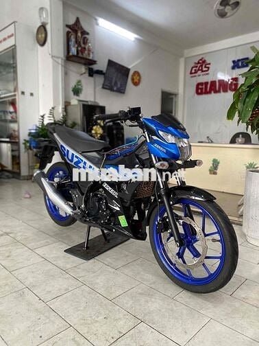 Suzuki Satria 150 đk 2023 màu xanh bạc BSTP